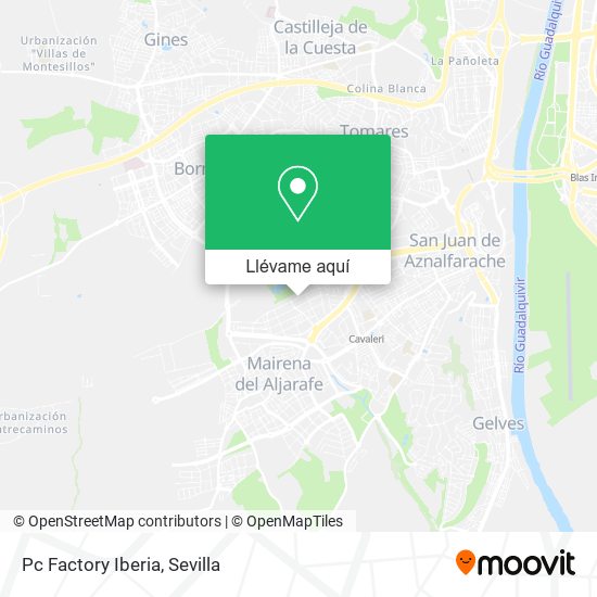 Mapa Pc Factory Iberia