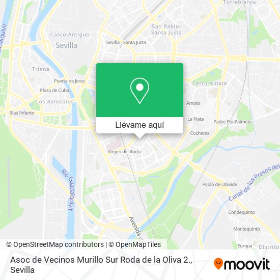 Mapa Asoc de Vecinos Murillo Sur Roda de la Oliva 2.