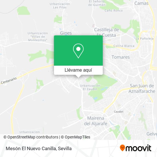 Mapa Mesón El Nuevo Canilla