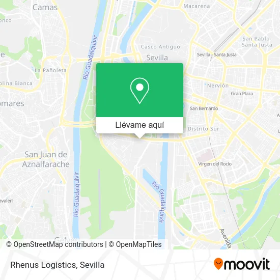 Mapa Rhenus Logistics