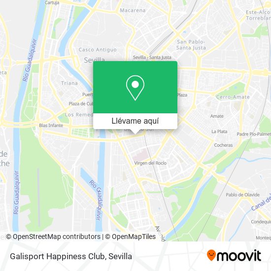 Mapa Galisport Happiness Club