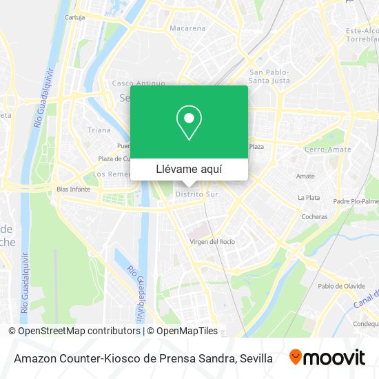 Mapa Amazon Counter-Kiosco de Prensa Sandra