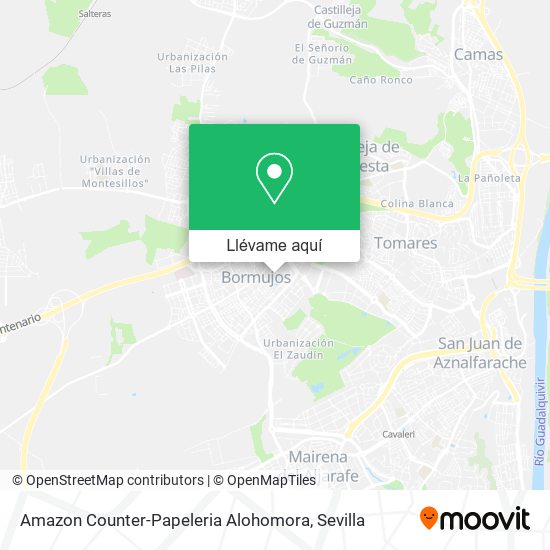 Mapa Amazon Counter-Papeleria Alohomora