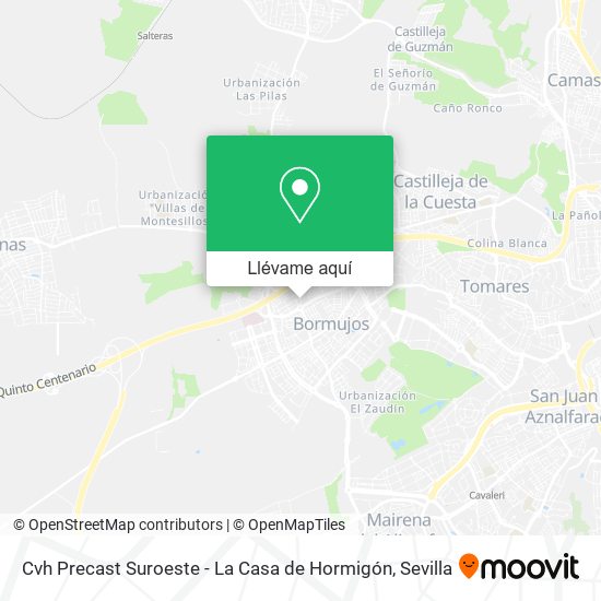 Mapa Cvh Precast Suroeste - La Casa de Hormigón