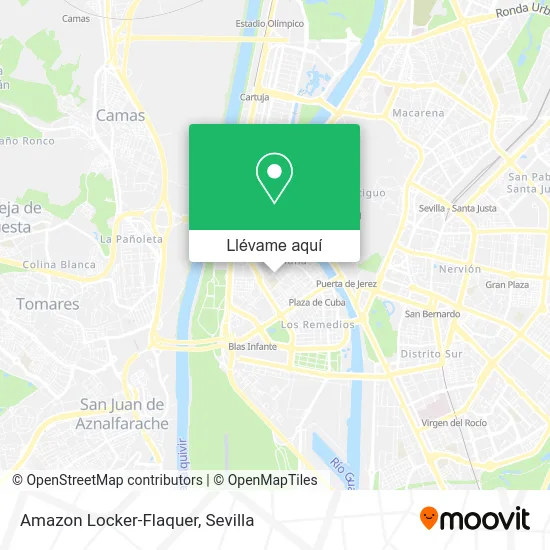 Mapa Amazon Locker-Flaquer