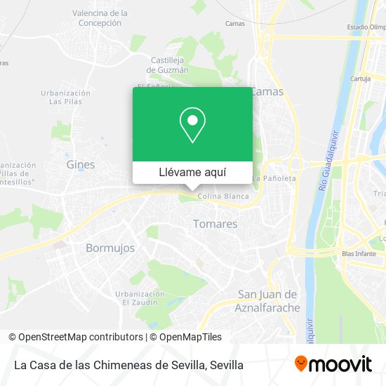 Mapa La Casa de las Chimeneas de Sevilla