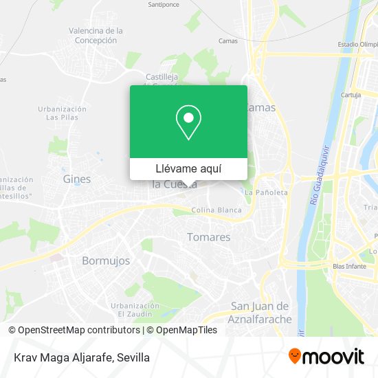 Mapa Krav Maga Aljarafe