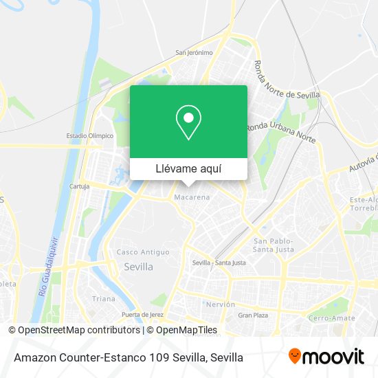 Mapa Amazon Counter-Estanco 109 Sevilla