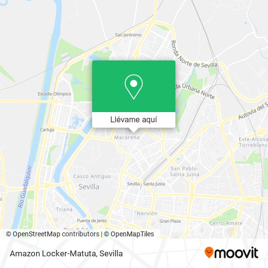 Mapa Amazon Locker-Matuta
