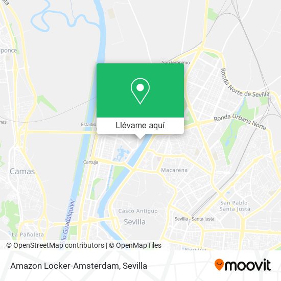 Mapa Amazon Locker-Amsterdam