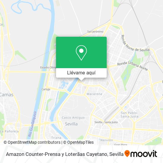 Mapa Amazon Counter-Prensa y Loterãas Cayetano