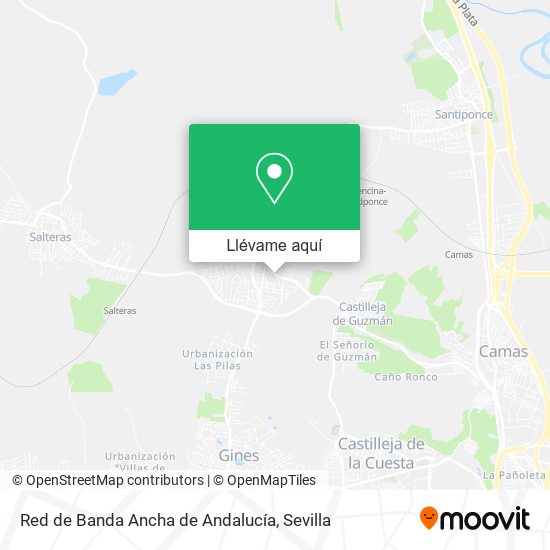 Mapa Red de Banda Ancha de Andalucía