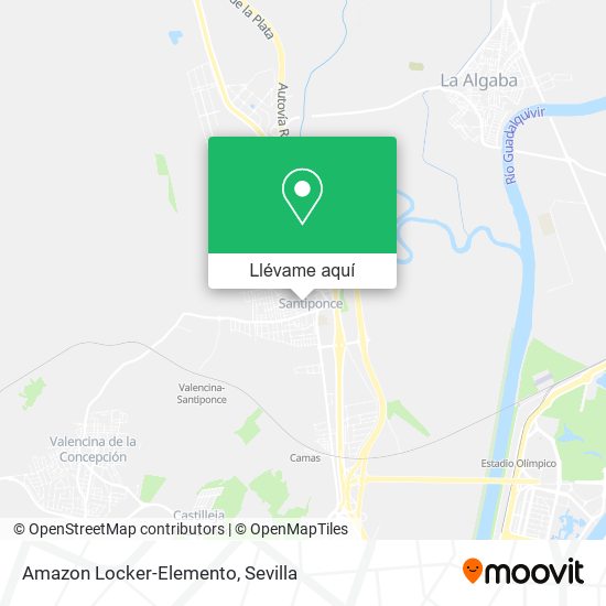 Mapa Amazon Locker-Elemento