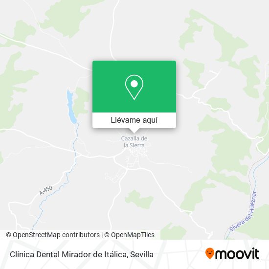 Mapa Clínica Dental Mirador de Itálica