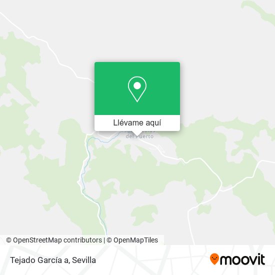 Mapa Tejado García a