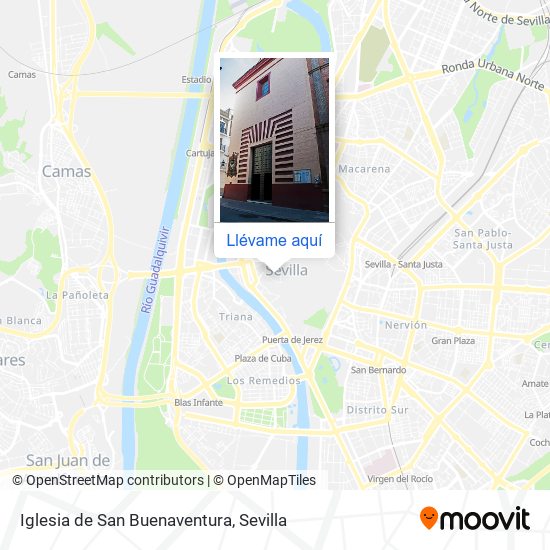 Mapa Iglesia de San Buenaventura