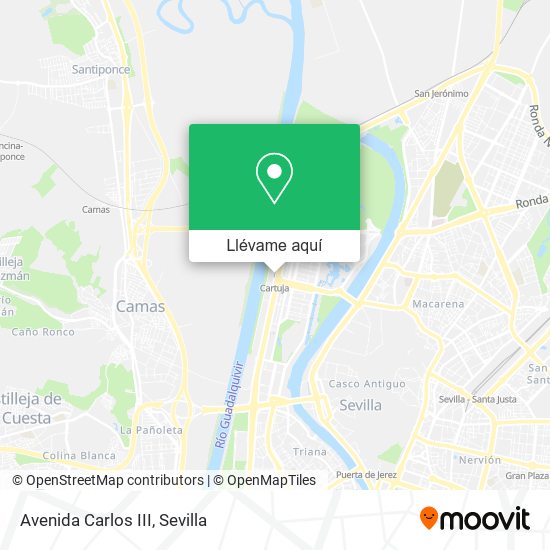 Mapa Avenida Carlos III
