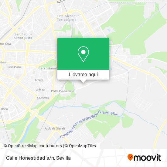 Mapa Calle Honestidad s/n