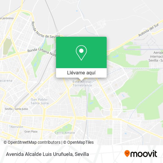 Mapa Avenida Alcalde Luis Uruñuela