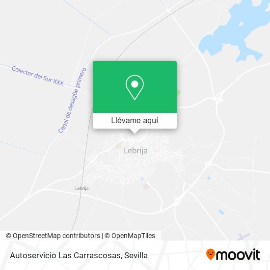 Mapa Autoservicio Las Carrascosas