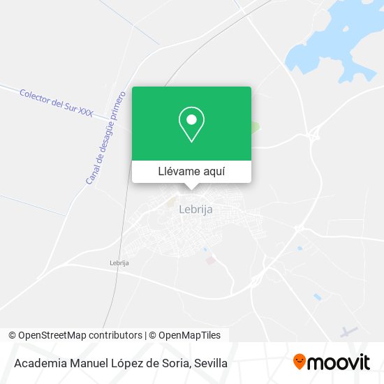 Mapa Academia Manuel López de Soria