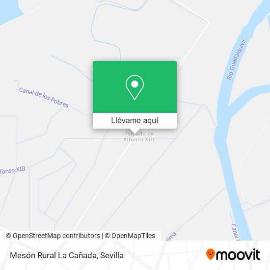 Mapa Mesón Rural La Cañada