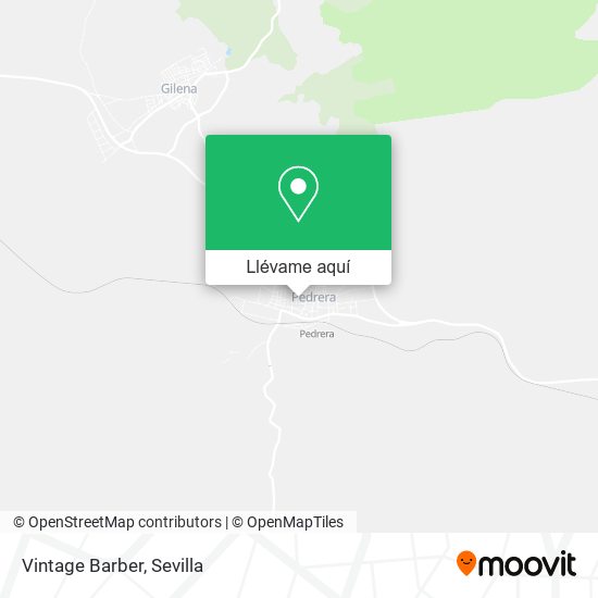Mapa Vintage Barber