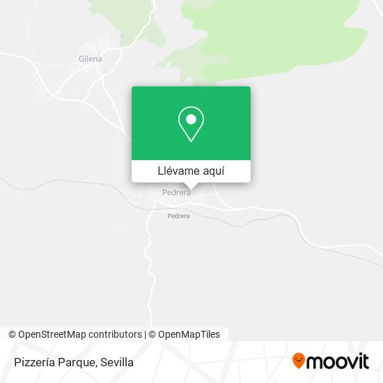 Mapa Pizzería Parque