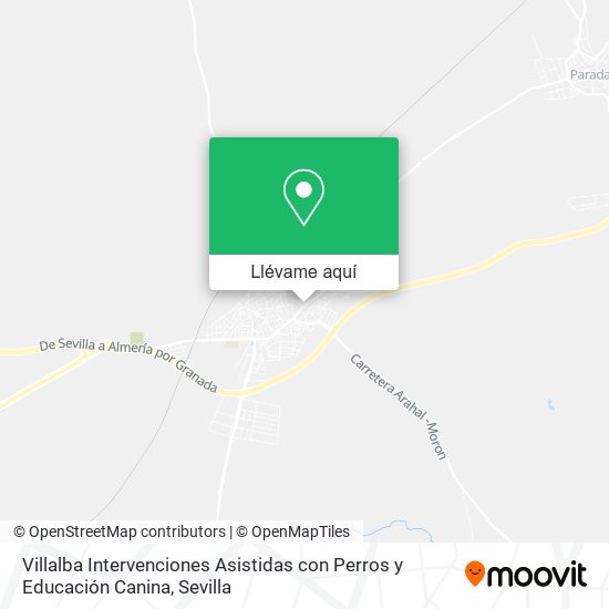 Mapa Villalba Intervenciones Asistidas con Perros y Educación Canina