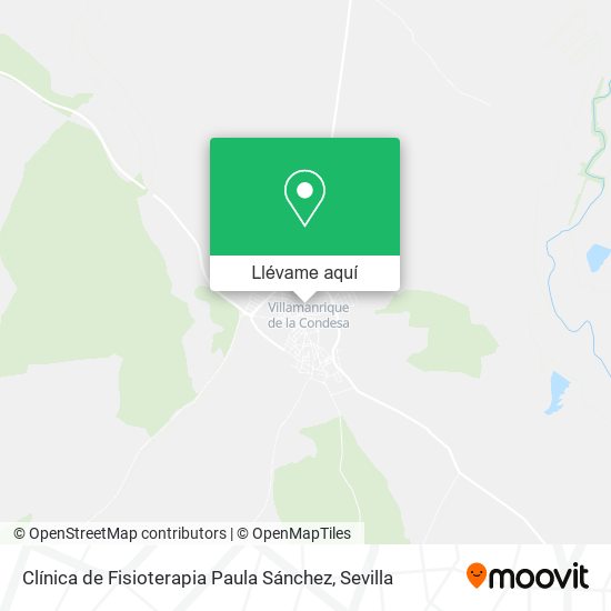 Mapa Clínica de Fisioterapia Paula Sánchez