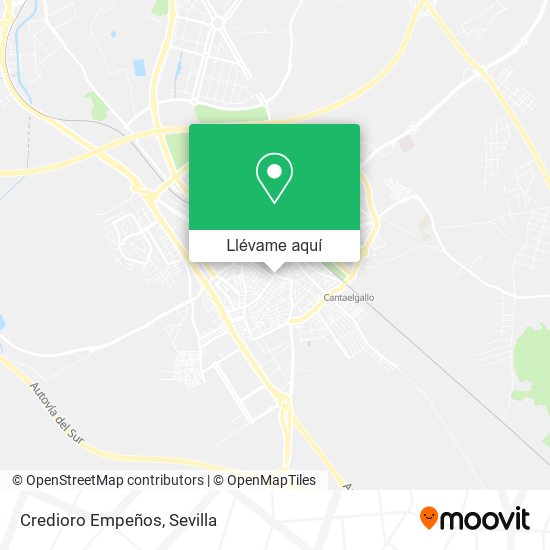 Mapa Credioro Empeños