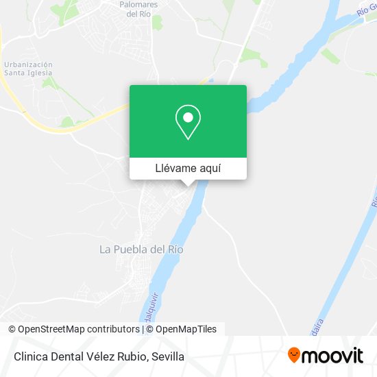 Mapa Clinica Dental Vélez Rubio