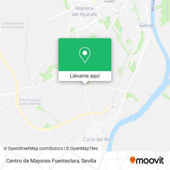 Mapa Centro de Mayores Fuenteclara