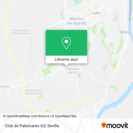 Mapa Club de Palomares G3