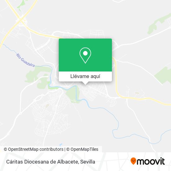 Mapa Cáritas Diocesana de Albacete