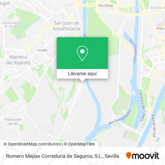 Mapa Romero Mejías Correduría de Seguros, S.L.