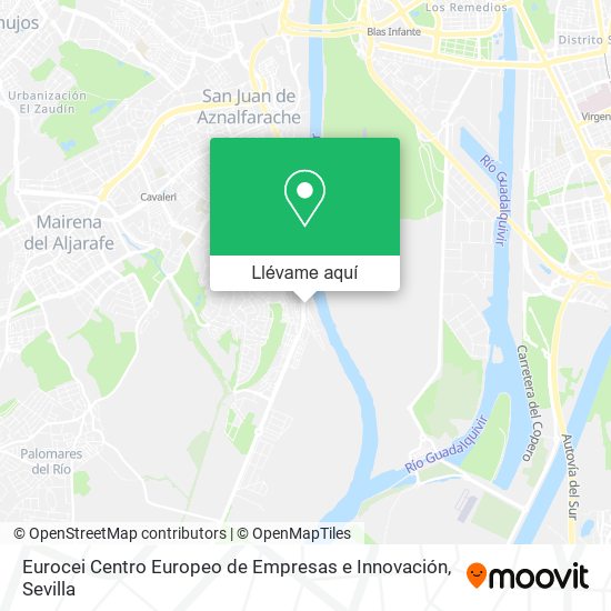 Mapa Eurocei Centro Europeo de Empresas e Innovación