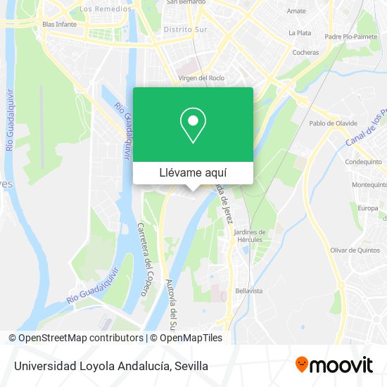 Mapa Universidad Loyola Andalucía