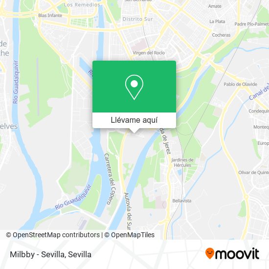 Mapa Milbby - Sevilla