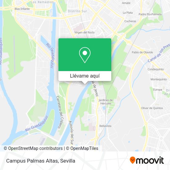 Mapa Campus Palmas Altas