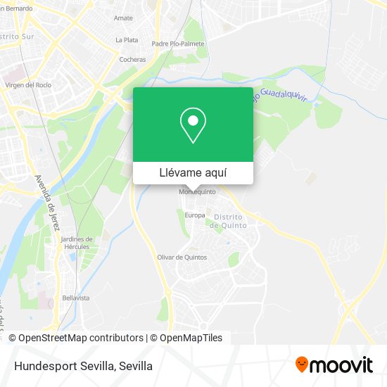 Mapa Hundesport Sevilla