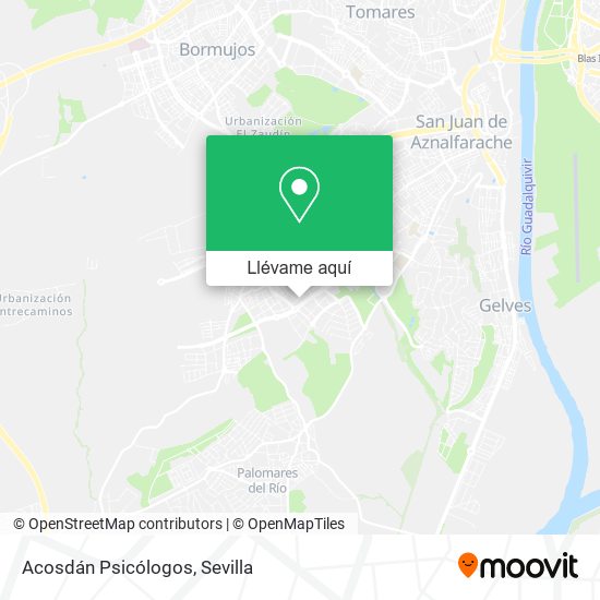 Mapa Acosdán Psicólogos