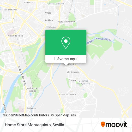 Mapa Home Store Montequinto