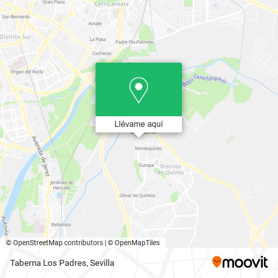Mapa Taberna Los Padres