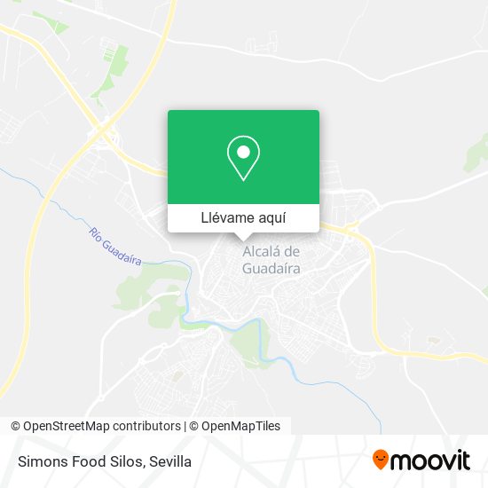 Mapa Simons Food Silos
