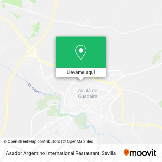Mapa Asador Argentino International Restaurant