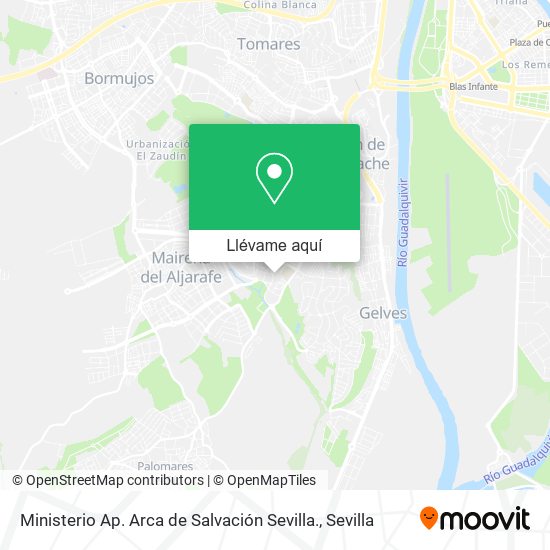 Mapa Ministerio Ap. Arca de Salvación Sevilla.