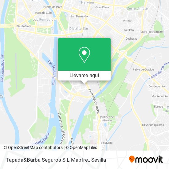 Mapa Tapada&Barba Seguros S.L-Mapfre.