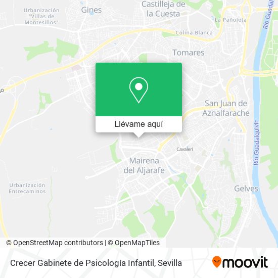 Mapa Crecer Gabinete de Psicología Infantil