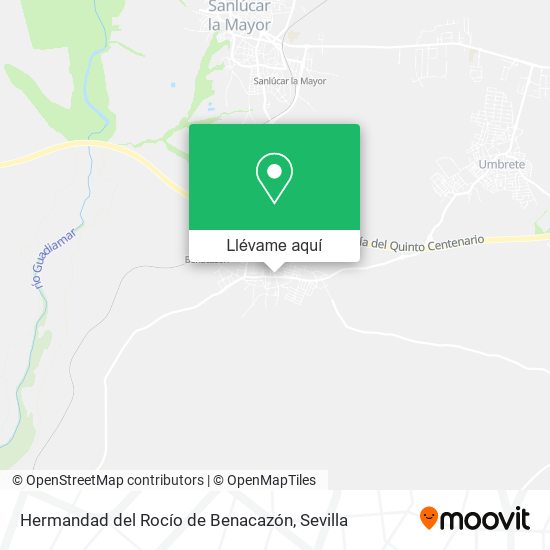Mapa Hermandad del Rocío de Benacazón